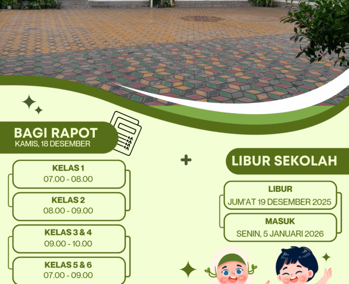 Pengumuman bagi Rapot dan Libur Semester 1