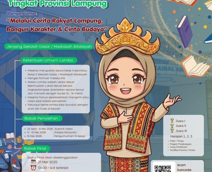 Lomba Bertutur Tingkat Provinsi Lampung