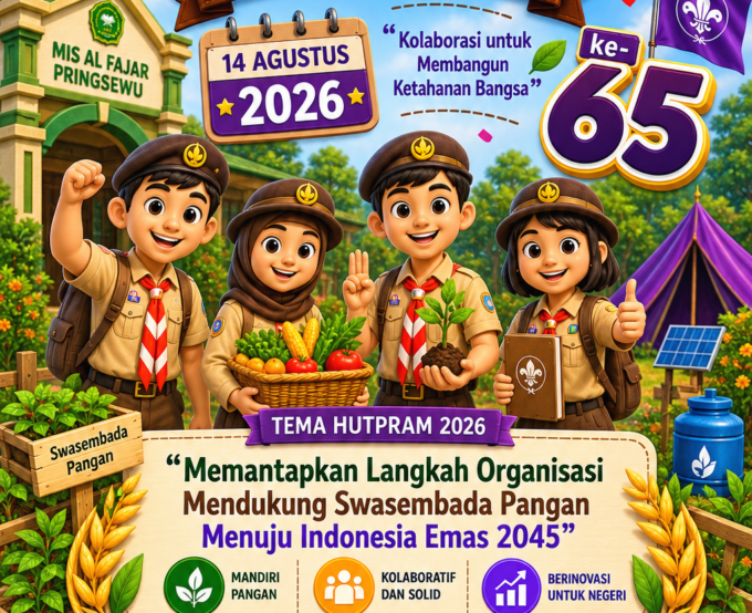 Hari Ulang Tahun Pramuka (HUTPRAM) ke-65