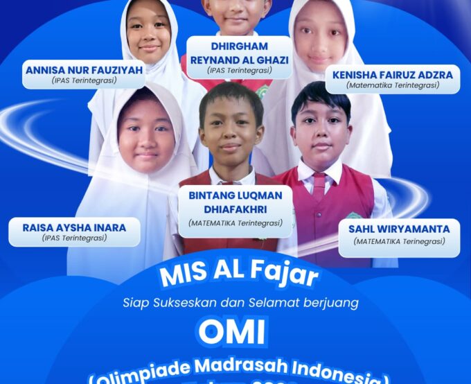 MIS Al Fajar siap mengantarkan putra-putri terbaiknya untuk berkompetisi dalam Olimpiade Madrasah Indonesia (OMI) Tahun 2026.