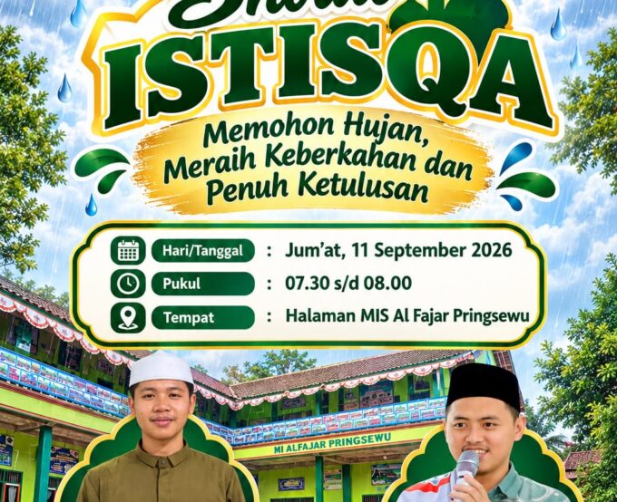 Sholat Istisqa di MIS Al Fajar Pringsewu